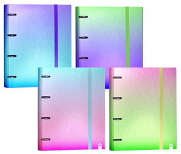 Carpebloc Carchivo Gradient Tapa Extra Fº 4 An.Mixtas 35Mm Con Rec. 100 Hj. Cuadric.5X5 Surtido