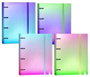 CARCHIVO Carpebloc Gradient con 4 anillas mixtas de 35mm y recambio de hojas cuadriculadas
