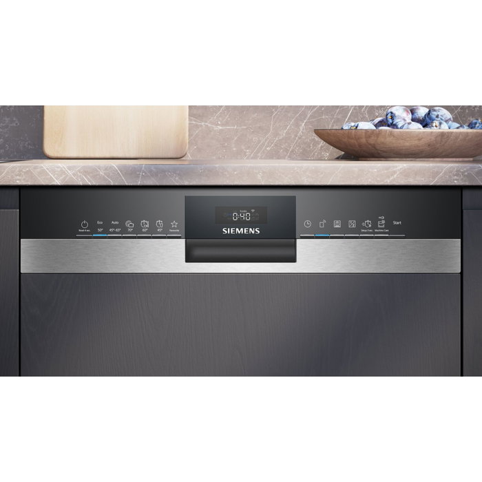 Siemens iQ300 SN53ES22AE Lavavajillas Semi-Integrado 60 cm Negro