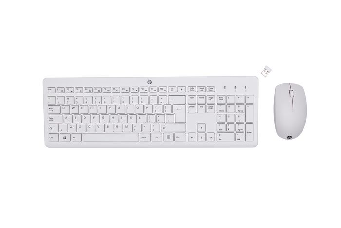 HP Conjunto de teclado y ratón 230 Blanco 3L1F0AA#ABB