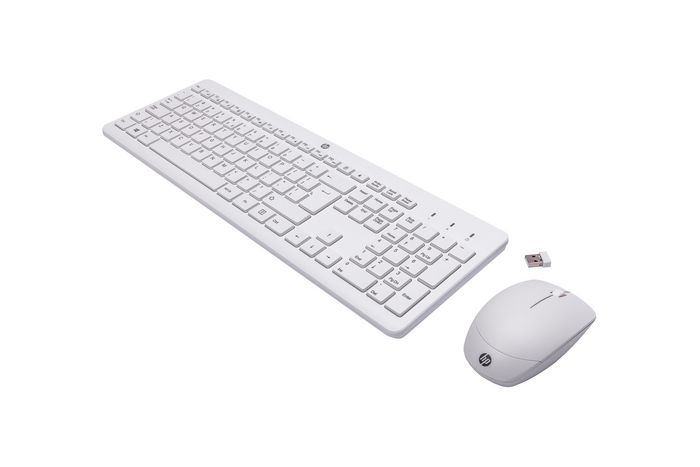 HP Conjunto de teclado y ratón 230 Blanco 3L1F0AA#ABB