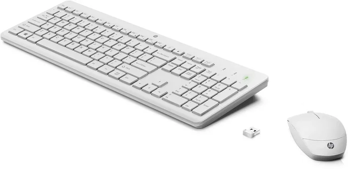 HP 230 Wireless Combo Teclado y Ratón Inalámbrico Blanco