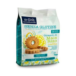 SOTTOLESTELLE Galletas de Maíz y Arroz con Limón Bio sin Gluten Veganas 250g