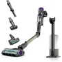 Shark IP3251EUT Aspiradora de escoba 2-en-1 PowerDetect con vaciado automático, Gris/Púrpura/Oro