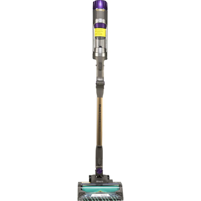Shark IP3251EUT Aspiradora de escoba 2-en-1 PowerDetect con vaciado automático, Gris/Púrpura/Oro