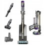 Shark IP3251EUT Aspiradora de escoba 2-en-1 PowerDetect con vaciado automático, Gris/Púrpura/Oro