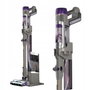 Shark IP3251EUT Aspiradora de escoba 2-en-1 PowerDetect con vaciado automático, Gris/Púrpura/Oro
