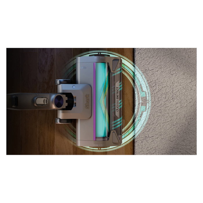 Shark IP3251EUT Aspiradora de escoba 2-en-1 PowerDetect con vaciado automático, Gris/Púrpura/Oro