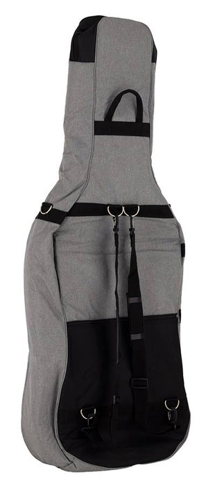 Funda Boston Cello Gris Rugoso 1/2