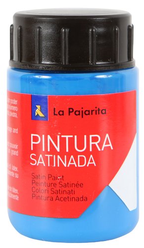 la Pajarita Témpera Escolar Satinada Azul Intenso 35ml L-12