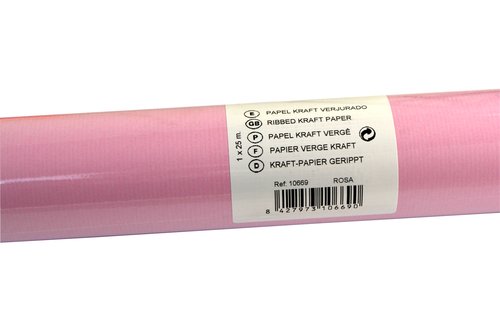 Papel De Embalar Kraft Rollo Sadipal Fusion 1X50 M Rosa Papel De Embalar Kraft Rollo Sadipal Fusion 1X50 M Rosa
