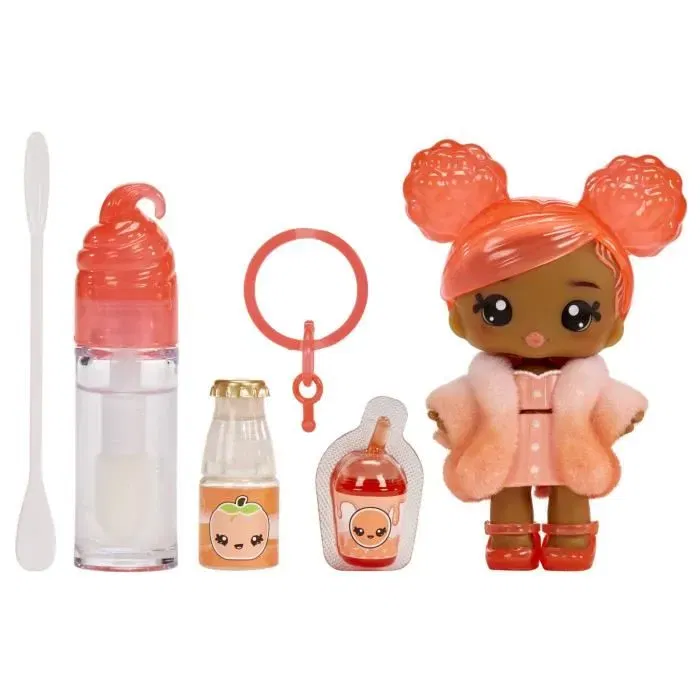 Yummiland Muñeca de 10 cm y Brillo de Labios Brillante Piper - Goût Pêche (A partir de 4 años) LIT35051120759