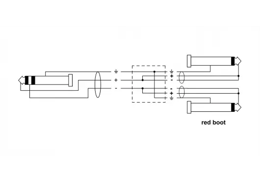Cordial Cable Y Jack Estéreo Macho / 2 Jacks Mono Macho 3 M