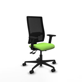 PIQUERAS Y CRESPO Silla de oficina Bormate Pistacho y Negro