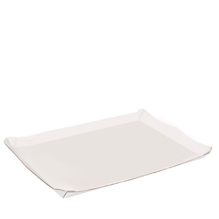 GARCIA DE POU Bandeja Microcanal 24x31 cm (50U), Blanco, Material Microcanal, Desechable