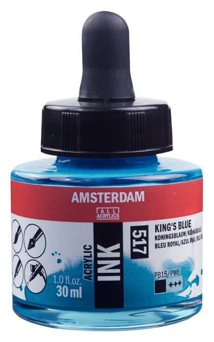 Amsterdam Tinta Acrílica Azul Real 517 30 ml Amsterdam Tinta Acrílica Azul Real 517 30 ml