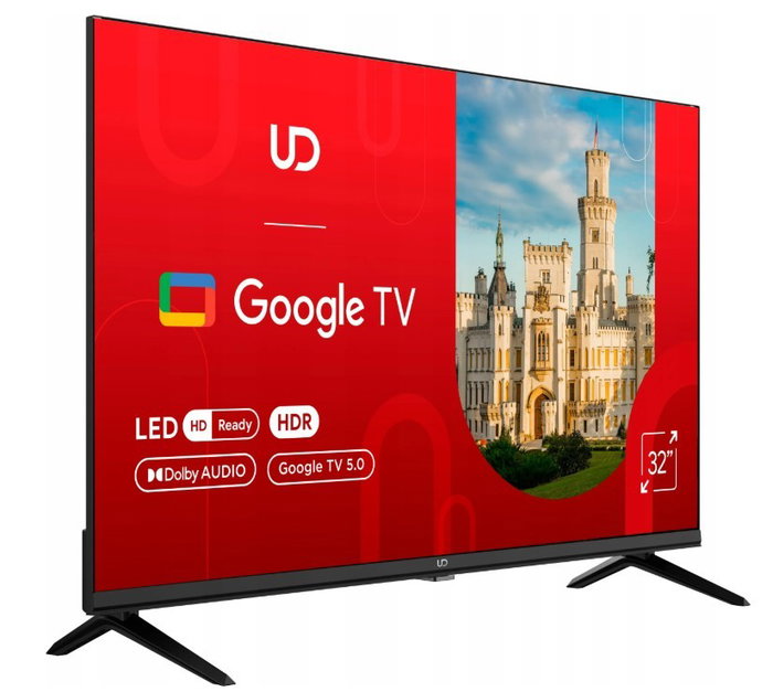 UD 32GHC5210S Televisor LED 32" HD Ready Smart Google TV 60Hz