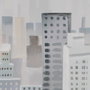 Ixia Cuadro Pintura Ciudad Lienzo Decoración 120 x 80 cm