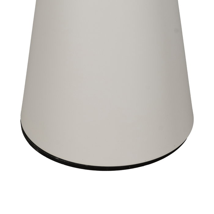 Mesita Blanco y Negro Metal Decoración 50 X 50 X 55 cm