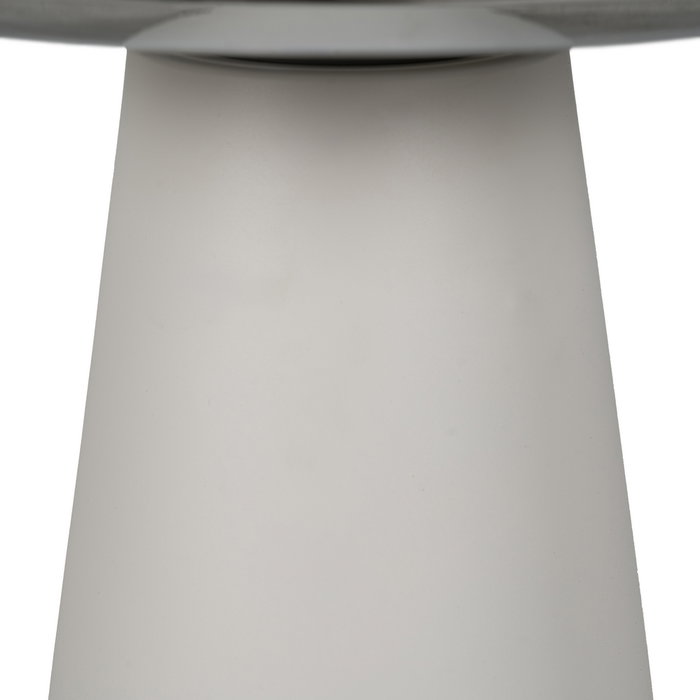 Mesita Blanco y Negro Metal Decoración 50 X 50 X 55 cm