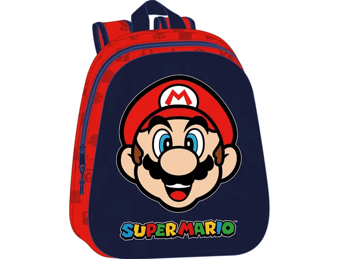 Safta Mochila 3D Super Mario Bros 27x33x10cm