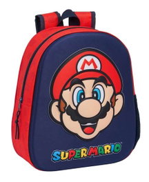 Safta Mochila 3D Super Mario 27x33x10cm