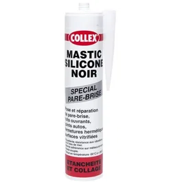 GEB Sellador de Silicona Negro 310 ml - AABTV55127 - Especial para Parabrisas, Techos Corredizos y Juntas de Coches y Barcos
