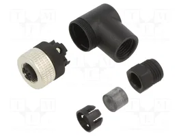 TELEMECANIQUE SENSORS Conector M12 hembra angular de 4 pines