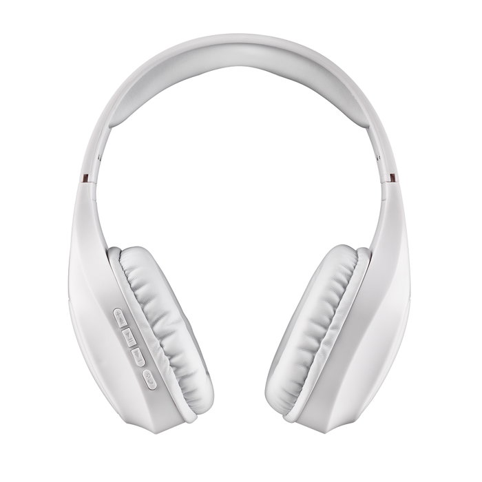 NGS Artica Wrath Auriculares Bluetooth 5.1 Blanco con Micrófono y Diadema Ajustable