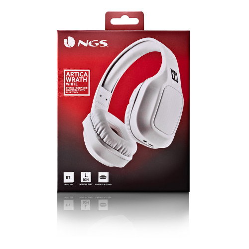 NGS Artica Wrath Auriculares Bluetooth 5.1 Blanco