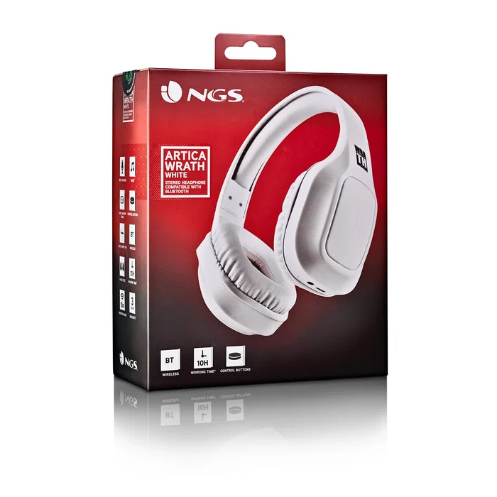 NGS Artica Wrath Auriculares Bluetooth 5.1 Blanco