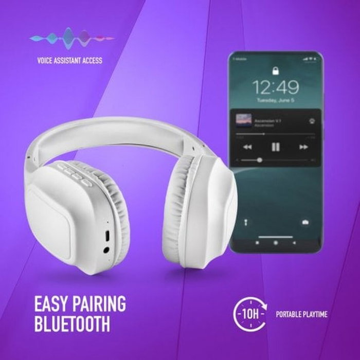 NGS Artica Wrath Auriculares Inalámbricos Blancos