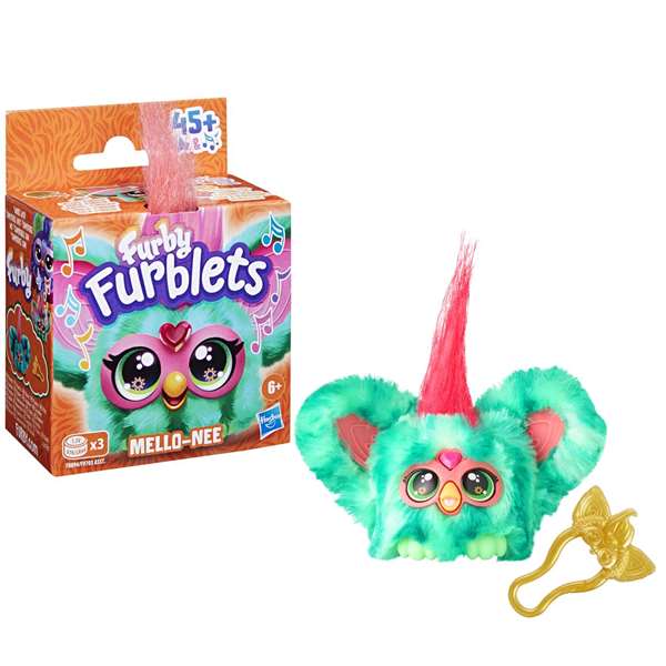 Hasbro Furby Furblets Peluche Musical 12 cm con más de 45 Sonidos y Canciones Interactúa con Furby Modelos Surtidos Hasbro Furby Furblets Peluche Musical 12 cm con más de 45 Sonidos y Canciones Interactúa con Furby Modelos Surtidos