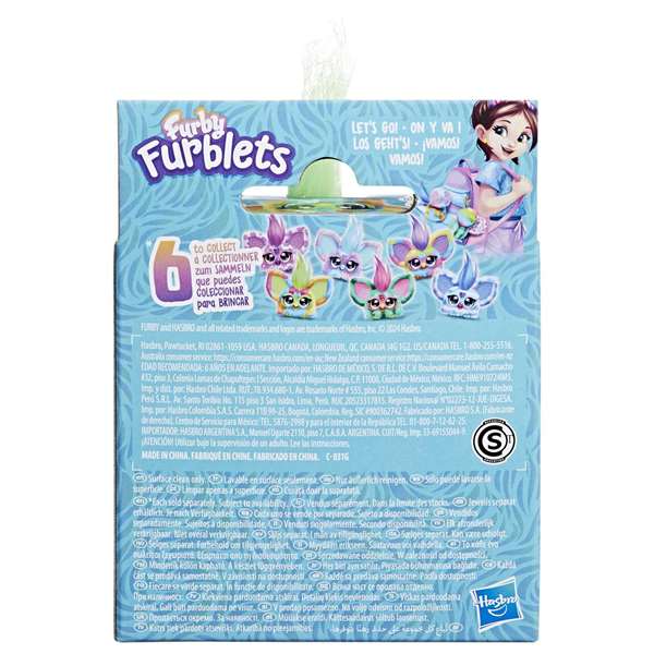 Hasbro Furby Furblets Peluche Musical 12 cm con más de 45 Sonidos y Canciones Interactúa con Furby Modelos Surtidos Hasbro Furby Furblets Peluche Musical 12 cm con más de 45 Sonidos y Canciones Interactúa con Furby Modelos Surtidos