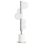 DKD Home Decor Lámpara de Sobremesa de Mármol y Cristal con 5 Bolas