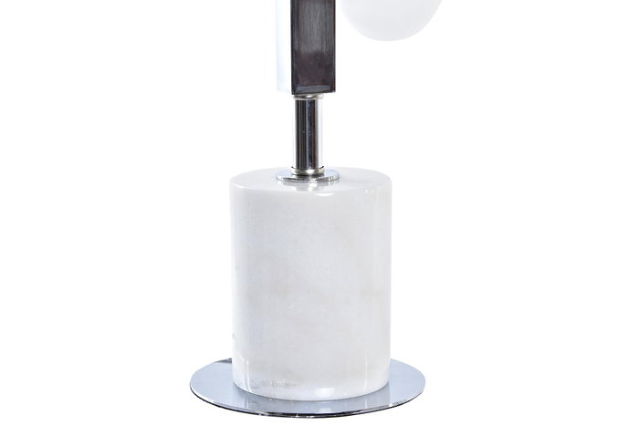 DKD Home Decor Lámpara de Sobremesa de Mármol y Cristal con 5 Bolas DKD Home Decor Lámpara de Sobremesa de Mármol y Cristal con 5 Bolas
