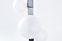 DKD Home Decor Lámpara de Sobremesa de Mármol y Cristal con 5 Bolas