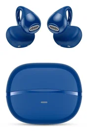 SPC Boost Clip Auriculares True Wireless con Clip, Diseño Open-Ear Deportivo, Cancelación de Ruido ENC, Autonomía 26h, Bluetooth 5.4, Google Fast Pair, Color Azul Royale Blue