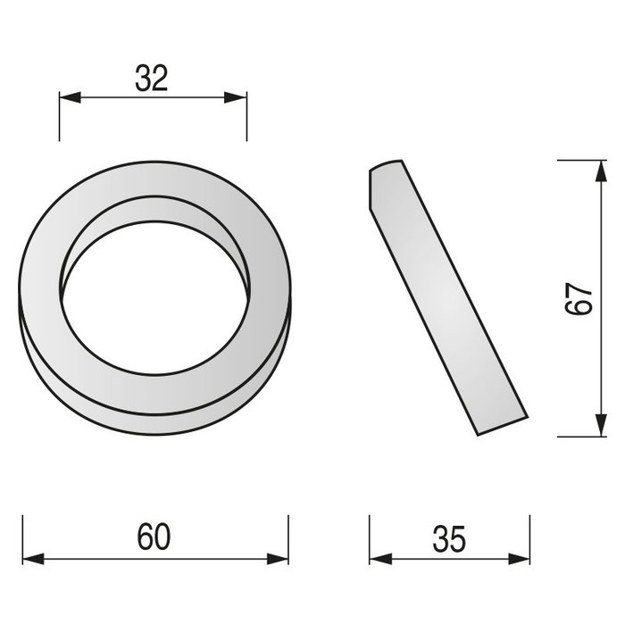 HERRAJES ALK Tirador Zamak Elegir Acabado Cromo HERRAJES ALK Tirador Zamak Elegir Acabado Cromo
