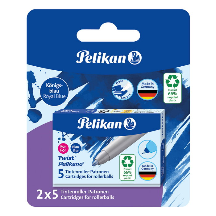 Pelikan Cartuchos de tinta para rollers