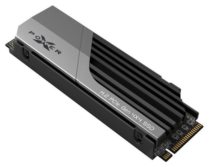 Silicon Power XS70 1TB M.2 NVMe PCIe Gen 4x4 SSD con disipador
