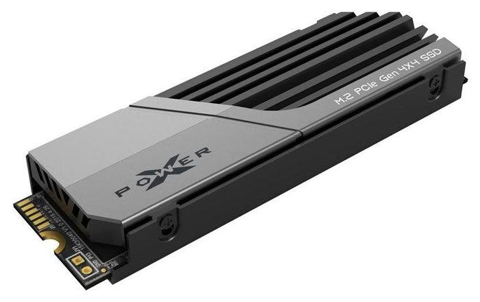 Silicon Power XS70 1TB M.2 NVMe PCIe Gen 4x4 SSD con disipador