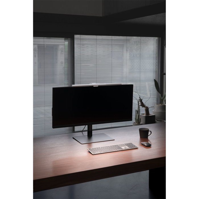 Benq ScreenBar Pro luz LED plateada 9H.W4KWT.ES2 Benq ScreenBar Pro luz LED plateada 9H.W4KWT.ES2