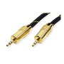 ROLINE Cable de audio 3,5 mm macho a 3,5 mm macho, 5 m, Negro