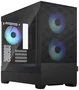 Fractal Design Pop Mini Air RGB Black TG Clear Tint - Caja Mini Torre micro-ATX, Cristal Templado, Negro