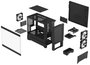 Fractal Design Pop Mini Air RGB Black TG Clear Tint - Caja Mini Torre micro-ATX, Cristal Templado, Negro