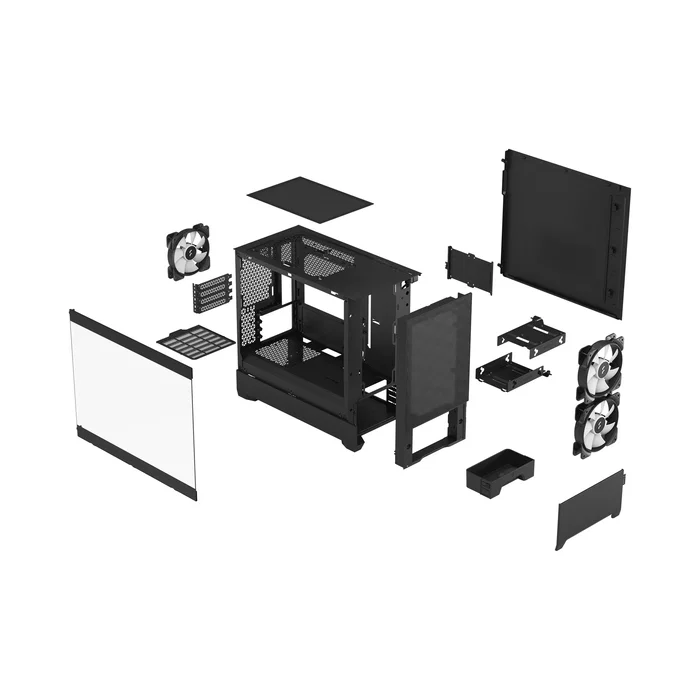 Fractal Design Pop Mini Air RGB Black TG Fractal Design Pop Mini Air RGB Black TG