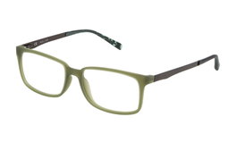 Police VPL259M5406AG Gafas de Vista para Hombre Verde