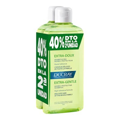 Ducray Champú Equilibrante para cabellos delicados dúo 2 x 400 ml
