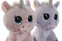 DKD Home Decor Peluche Unicornio Lila Rosa 20 x 30 x 15 cm (6 Unidades)